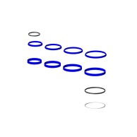 GHS 116-4 SEAL KIT A-B (WITHOUT BEARING) - 